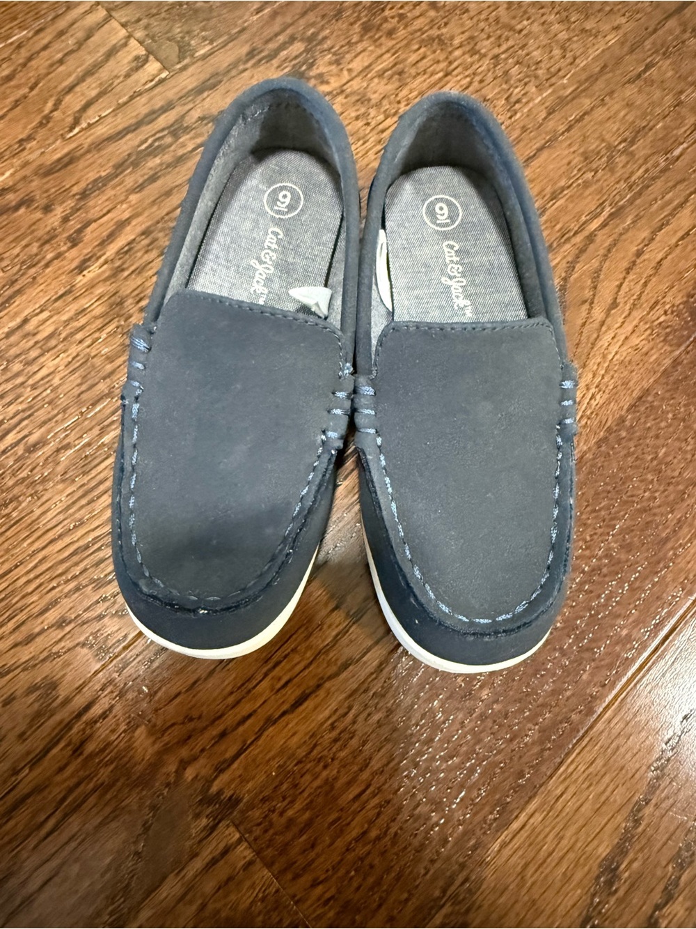 Cat & Jack Navy Blue Boys Slip-On Loafers
